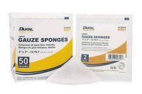 Dukal Gauze Sponge, Basic, 12-Ply, Sterile, 3" x 3" (Pack of 2400)