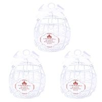 6pcs Wedding Party Favor Box Candy Bag Chocolate Gift Boxes Pumpkin Shape Bow Party Supplies (White Box White Bow)