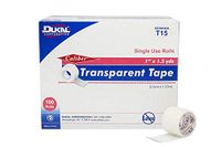 Dukal Tape, Transparent, 1" x 1.5 yd. (Pack of 500)