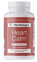 Heart Calm- Support and Maintain a Healthy Heart Rhythm- A Natural, Fast-Acting Formula with Magnesium Taurate, Glycinate, Malate and More. 90 Capsules.