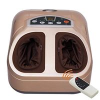 Foot Massager with Heat, Motorized Shiatsu Roller Massaging Acupuncture Point, Adjustable Time and Strength, LED Display