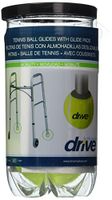 Drive Medical Deluxe Walker Rear Tennis Ball Glides, Yellow
