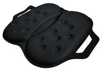 Tektrum LITE Portable Foldable Orthopedic Seat Cushion with Handle for Airplane, Car, Travel, Home, Office, Chairs, Relief for Tailbone, Sciatica, Back Pain, Postnatal (TD-GS1205-BLK)