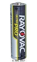 800-03007 - J&N, Alkaline Battery, 1.5V, Group/Size AA - Pack of 8