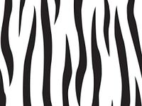 All Occasion Print Cello Bags - Zebra 3-1/2x2x7-1/2" Cello Bags 1.2 mil (3 Packs; 100 Bags Per Pack) - WRAPS-C1BZEB