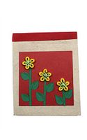 Handmade Green Red Personal or Professional Executive Notepad with Plant Quilling Design/Antique Notebook/Classical Notebook/Royal Notbook