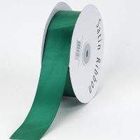 BBCrafts Hunter Green Satin Ribbon Single Face 5/8 inch 100 Yards