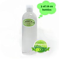 Organic Pure Fractionated Coconut Oil You Pick Size (48 oz/3 Pint)