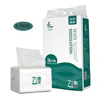 3-Ply Facial Tissues Soft Pure Paper Towels for Household and Office, 3 Packs