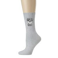 RZM YLY Mini Schnauzer Dog Unisex Funny Novelty Casual Soft Cotton Socks