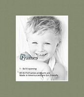 18x22 Palm / Basil Custom Mat for Picture Frame with 14x18 opening size (Mat Only, Frame NOT Included)