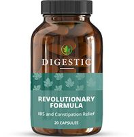 Digestic™ - Constipation IBS Relief - 100% Natural Ingredients - (20 Capsules) New Breakthrough Formula - IBS Supplement for Constipation, Bloating and Gas Relief. Organic & Vegan Laxative