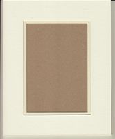 20x24 White & Cream Double Picture Mats Bevel Cut for 16x20 Pictures
