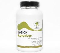 Relax Advantage - Valerian Vervain Avena Sativa ~ 180 Capsules - No Additives ~ Naturetition Supplements