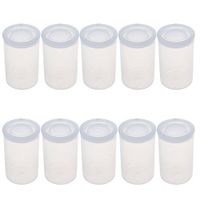 BCP Pack of 10pcs Transparent Color Film Canisters for 35mm Film