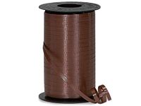 Chocolate Curling Ribbon 3/16"x500 yds 100% Polypropylene (17 Rolls) - WRAPS-C3CH