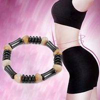 Narubodin Kanyapat Magnetic Round Black Stone Magnetic Men Women Bracelet Health Weight Loss