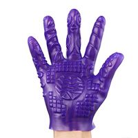 Aquarius CiCi Sex Massage Gloves Male Female Flirting Massage Tool Ribbed Teasing Waterproof Hands Gloves