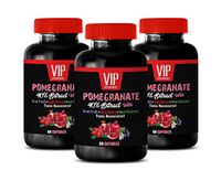 Brain Support Supplement for Men - Pomegranate Extract Formula - with ACAI, NONI, RESVERATROL and Goji Berry - Acai Fruit Extract - 3 Bottles 180 Capsules