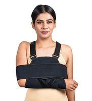 Arm Sling Shoulder Brace - Best Fully Adjustable Rotator Cuff and Elbow Support - Includes Immobilizer Band for Quick Recovery - for Men and Women