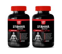 Testosterone Booster Natural Health - Stamina Booster for Men - Energy and Drive - Horny Goat Weed Extract Capsules - 2 Bottle 120 Capsules
