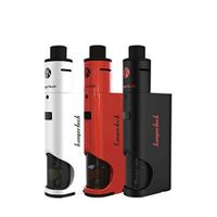 Gun Metal Gray 3D Carbon Fiber Protective Air Release Vinyl Decal Wrap for KangerTech Dripbox Vape Box Mod by Necro Wraps