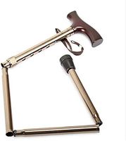 Walking Stick Adjustable Multi-Function Crutches Non-Slip Wear-Resistant Feet Mindcrutch Telescopic Walker Cane Aluminum Alloy Portable