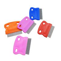 Ebelth✿ Hair Lice Comb Brushes Terminator Fine Egg Dust Nit Free Removal Stainless Steel