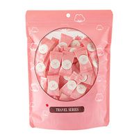 Mini Coin Tissues Compressed Towels, Portable 100 Count Camping Wipes Toilet Paper Tablets for Home, Beauty and Outdoors, Larger, Stronger, Softer & Odor Free (100 Count)