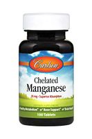 Carlson - Chelated Magnesium, 20 mg, Superior Absorption, Healthy Metabolism, Bone Support & Brain Health, 100 Tablets