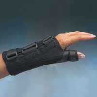North Coast Medical D-Ring Thumb Spica and Wrist Splint : Left; Small7 to 7-3/4" (18 to 20cm)