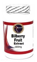 Bilberry Fruit Extract 1000mg 100 Capsules # BioPower Nutrition