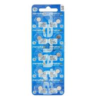 10 Pack 377 Renata Silver Oxide 0% Mercury Electronic Batteries SR626SW