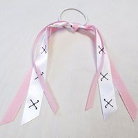 Sublimation Specialties Field Hockey Ribbon - Made in the USA, Avail in many colors, Light Pink,