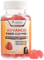 Fiber Gummies for Adults Extra Strength Inulin Gummy 3000mg - Natural Dietary Fiber Supplement for Digestion, Heart & Natural Weight Support - 60 Gummies