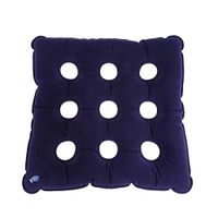 SUPVOX 1Pc Air Inflatable Seat Cushion Foldable Portable Inflatable Pressure Relieving Air Seat Chair Cushion with Velour Surface for Home Sofa Office Wheel Chair