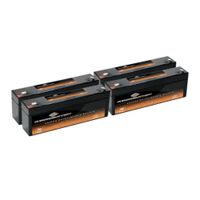 12V 2AH Sealed Lead Acid (SLA) Battery - T1 Terminals - for ZB-12-2 - 4PK