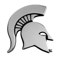 FANMATS NCAA Michigan State University Spartans Chrome Team Emblem by Fanmats