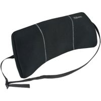 Fellowes 9190701 Lumbar Back Support, 12-Inch W x 3.125-Inch D x 5.187-Inch H, Black