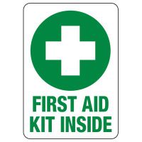 SN-20Hx14W-PLA-PLY-FIRST AID KIT INSIDE20" H x 14" W Plastic Not Laminated