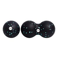 Nicemeet Peanut Massage Balls, Double Lacrosse Ball, Deep Tissue Muscle Massage, Perfect for Trigger Point Therapy, Injury, Recovery