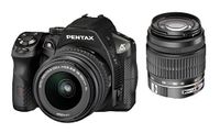 Pentax K-30 DSLR Camera with 18-55mm AL and 50-200mm AL Lens Kit - Black