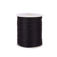 Fashewelry 1/4 Inch (6mm) Black Shimmer Sheer Organza Ribbon 500 Yards Fabric Ribbon Roll for Craft Hair Bows Gift Wrapping Wedding Party Favor Home Docoration