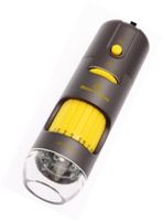 Aven 26700-200 Digital Handheld Microscope, 10x-200x Magnification, Upper LED Illumination, With Stand, Includes 1.3MP Camera