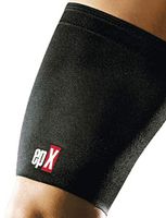 epX Contoured Thigh Support, Thigh Brace Compression Sleeve for Pulled Hamstrings, Muscles, Sprains, Strains, and Running, Improves Circulation, Injury Recovery & Prevention, Breathable, XX-Large