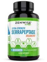 Serrapeptase 120000 SPU - Sinus & Nasal Relief + Immune Booster - Joint Support & Proteolytic Digestive Enzyme Supplement