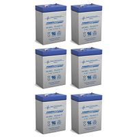 Power Sonic 6V 4.5AH Replaces Optronics 100 Yard Clear Hog-barmit Light - 6 Pack