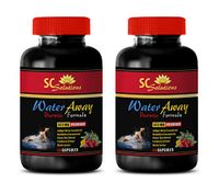Fat Loss Capsules - Water Away Pills Natural Formula 700MG - Potassium Bulk Supplements - 2 Bottle (120 Capsules)