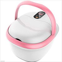 KJJHH Portable Footbath Spa Massager Heated Shower with Heating LCD Display Temperature Control Bubble Family Use Healthy, Pink