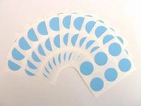 Minilabel 28mm Serrated Edge,Light,Certificate Wafer Company Seal Labels,Stickers For Embossing,Awards & Rewards Magenta-Blue